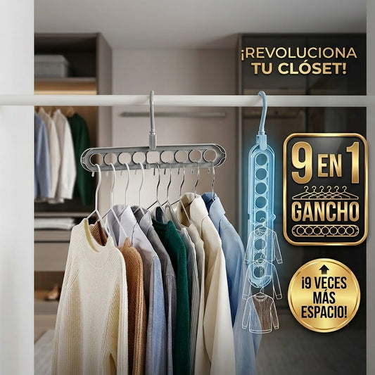 9 en 1 GANCHO COLGADOR ORGANIZADOR DE ROPA